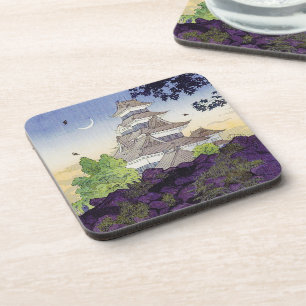 Cool oriental japanese Ancient Castle Palace art Onderzetter