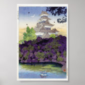 Cool oriental japanese Ancient Castle Palace art Poster (Voorkant)