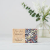 Cool oriental japanese draak god tattoo visitekaartje (Staand voorkant)