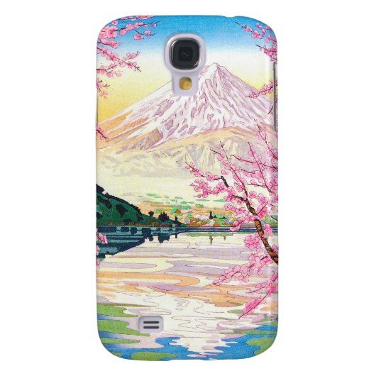 Cool oriental japanese Fuji spring cherry tree art Case-Mate Samsung Galaxy Hoesje (Achterkant)