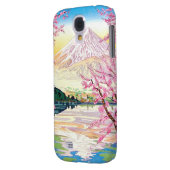Cool oriental japanese Fuji spring cherry tree art Case-Mate Samsung Galaxy Hoesje (Achterkant Links)