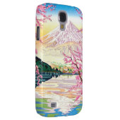 Cool oriental japanese Fuji spring cherry tree art Case-Mate Samsung Galaxy Hoesje (Back/Rechts)