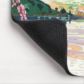 Cool oriental japanese Fuji spring cherry tree art Muismat (Hoek)