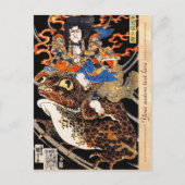 Cool oriental japanese legendarische krijger samur briefkaart (Voorkant)
