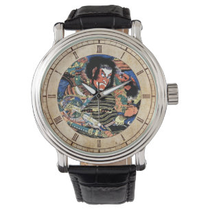 Cool oriental japanese legendarische krijger samur horloge