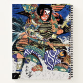 Cool oriental japanese legendarische krijger samur notitieboek (Achterkant)