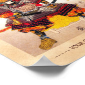 Cool oriental japanese legendarische krijger samur poster (Hoek)