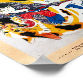 Cool oriental japanese legendarische krijger samur poster (Hoek)