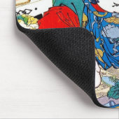 Cool oriental japanese Legendary Hero krijger art Muismat (Hoek)