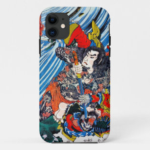 Cool oriental japanese Legendary Hero Samurai iPhone 11 Hoesje