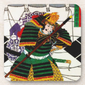 Cool oriental japanese Samurai General Warrior art Drankjes Onderzetter (Voorkant)