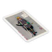 Cool oriental japanese Samurai Warrior Yari Spear Magneet (Rechterzijde)