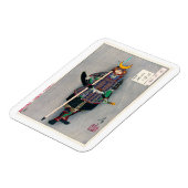 Cool oriental japanese Samurai Warrior Yari Spear Magneet (Linkerzijde)