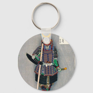 Cool oriental japanese Samurai Warrior Yari Spear Sleutelhanger