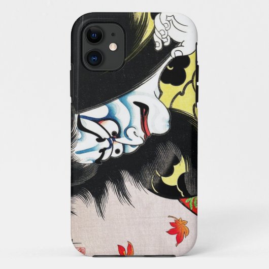 Cool oriental japanese Togakushi kabuki actor Case-Mate iPhone Case (Achterkant)