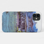 Cool oriental japanese waterverf tempelschilderij Case-Mate iPhone case (Achterkant (horizontaal))