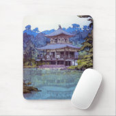 Cool oriental japanese waterverf tempelschilderij muismat (Met muis)