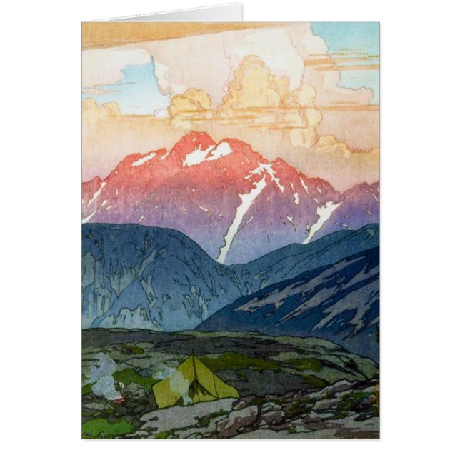 Cool oriental japanese Yoshida Mountain pass art (Voorkant)