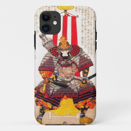 Cool oriental japans klassieker samurai krijger ku Case-Mate iPhone case (Achterkant)