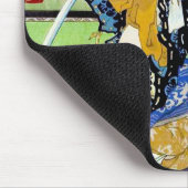 Cool oriental japans klassieker samurai krijger ku muismat (Hoek)