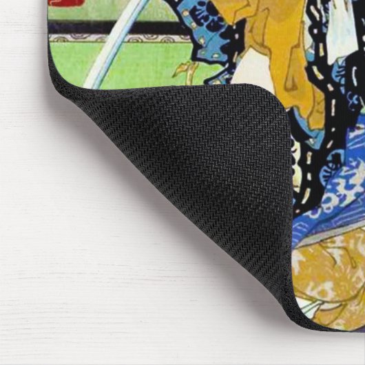 Cool oriental japans klassieker samurai krijger ku muismat (Hoek)