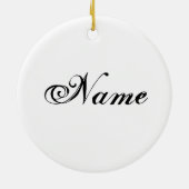 Cool Oriental Japanse Koi Carp Water tattoo Keramisch Ornament (Achterkant)