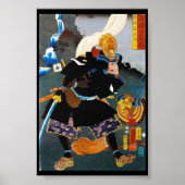 Cool oriental legendary Ancient Samurai General Poster (Voorkant)