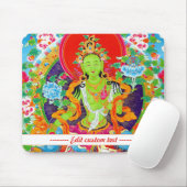 Cool oriental mandala Green Tara god levendig Muismat (Met muis)