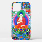 Cool oriental mandala Mahavairocana god Case-Mate iPhone Case (Achterkant)