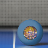 Cool oriental mandala thangka Yamantaka god Pingpongbal (Net)