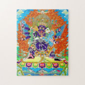 Cool oriental mandala Yamantaka levendige god art Legpuzzel (Verticaal)