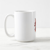 Cool Oriental Red Dragon Tattoo Koffiemok (Links)