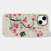 Cool Oriental Style Sakura Cherry Blossom Art Case-Mate iPhone Case (Achterkant (horizontaal))