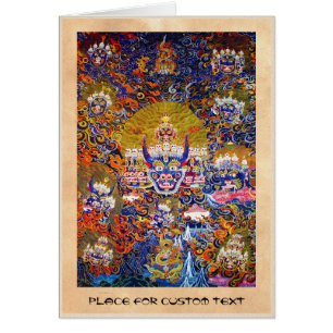 Cool oriental tangka Yamantaka doodgod tattoo