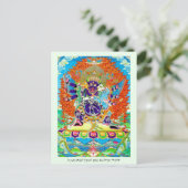 Cool oriental tangka Yamantaka doodgod tattoo Briefkaart (Staand voorkant)