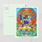 Cool oriental tangka Yamantaka doodgod tattoo Briefkaart (Voorkant / Achterkant)