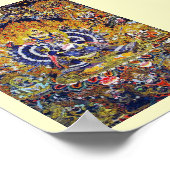 Cool oriental tangka Yamantaka doodgod tattoo Poster (Hoek)