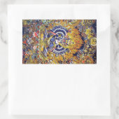 Cool oriental tangka Yamantaka doodgod tattoo Rechthoekige Sticker (Tas)