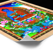 Cool oriental tibetan thangka Bhaisajyaguru tattoo Poster (Hoek)