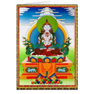 Cool oriental tibetan thangka Buddha Locani