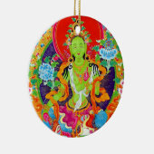 Cool oriental tibetan thangka god tattoo art keramisch ornament (Rechts)