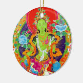 Cool oriental tibetan thangka god tattoo art keramisch ornament (Links)