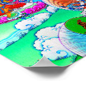 Cool oriental tibetan thangka Green Tara tattoo Poster (Hoek)