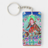 Cool oriental tibetan thangka Padmasambhava Sleutelhanger (Voorkant)