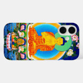 Cool oriental tibetan thangka Prabhutaratna Buddha Case-Mate iPhone Case (Achterkant (horizontaal))