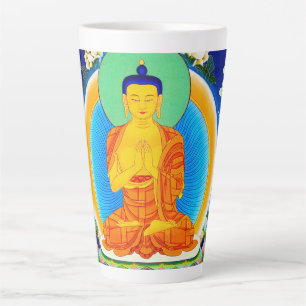 Cool oriental tibetan thangka Prabhutaratna Buddha Latte Mok