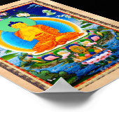 Cool oriental tibetan thangka Prabhutaratna Buddha Poster (Hoek)