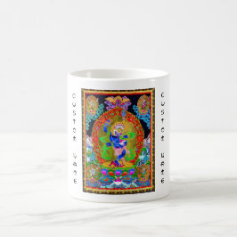 Cool oriental tibetan thangka Simhavaktra Dakini Koffiemok