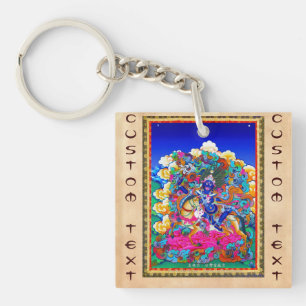 Cool oriental tibetan thangka tattoo Palden Lhamo Sleutelhanger