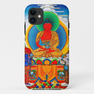 Cool oriental tibetan thangka Three Major Saints Case-Mate iPhone Case